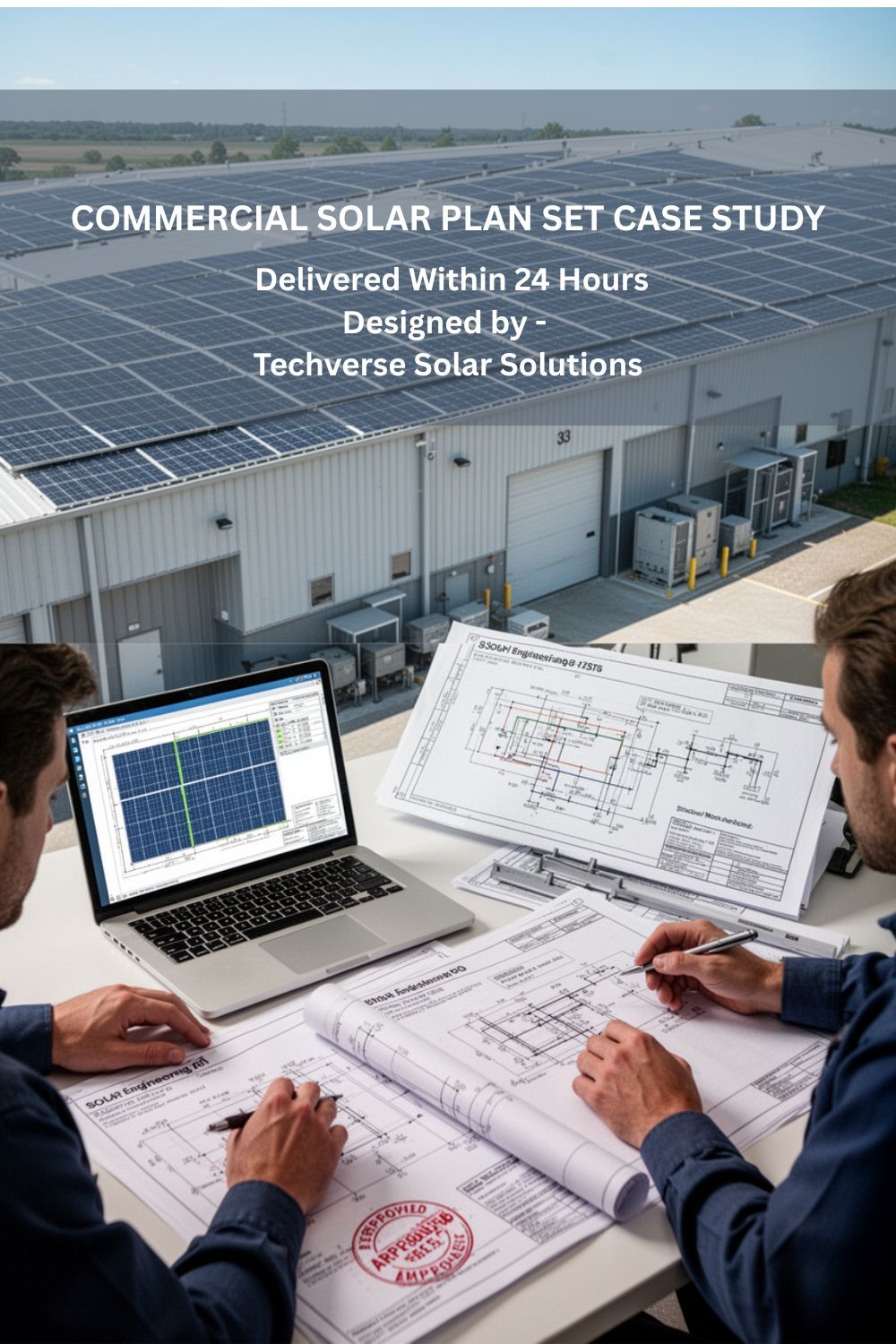 Commercial Solar Plan Set Delivered in 24 Hours  – CKR Solar Pensacola Case Study